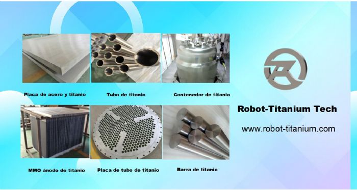 Titanio (Titanium) material metalico